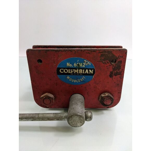 Colombian‎ woodcraft # 6-CM2 woodworking vise  Works Great - Picture 1 of 9